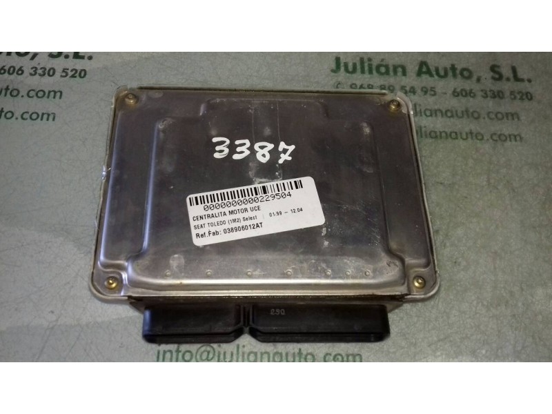 Recambio de centralita motor uce para seat toledo (1m2) select referencia OEM IAM 038906012AT 0281010062 BOSCH