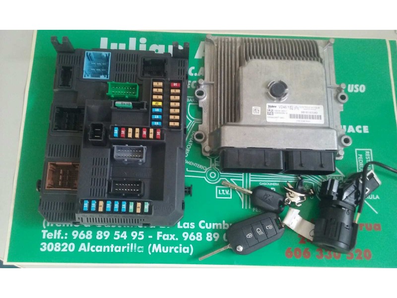 Recambio de centralita motor uce para peugeot 208 allure referencia OEM IAM 9818160080 162560851/V29080084A KIT - VALEO