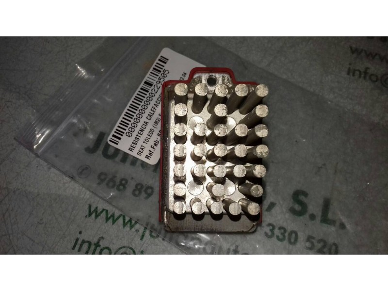 Recambio de resistencia calefaccion para seat toledo (1m2) select referencia OEM IAM 5DS00646701 1J0907521 3 PINES