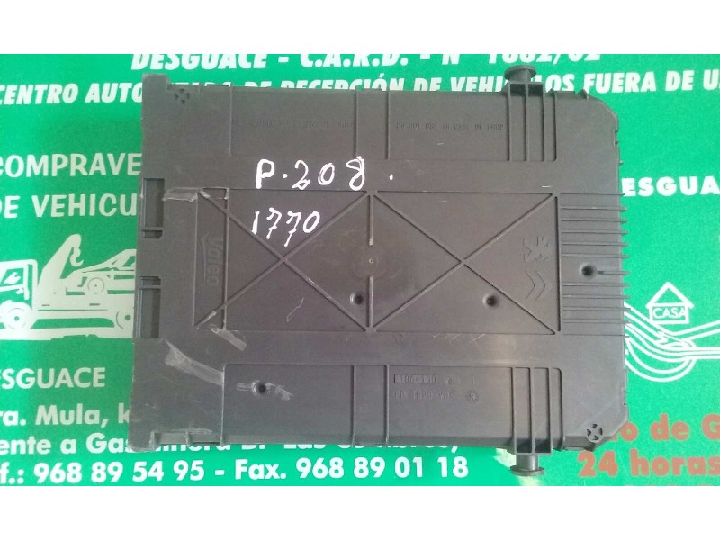 Recambio de centralita motor uce para peugeot 208 allure referencia OEM IAM 9818160080 162560851/V29080084A KIT - VALEO