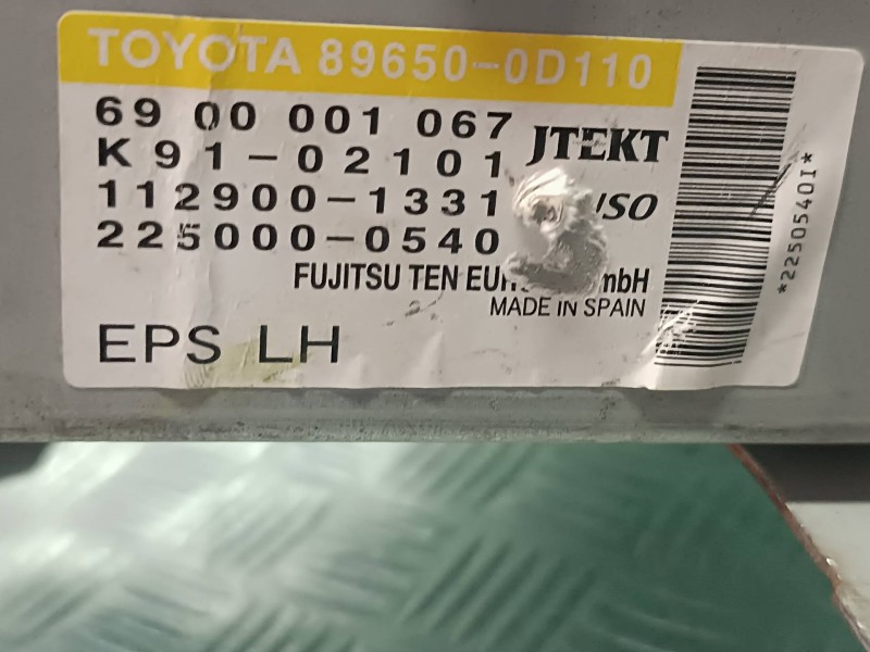 Recambio de modulo electronico para toyota yaris active referencia OEM IAM 6900001067 K9102101 SERVO DIRECCION