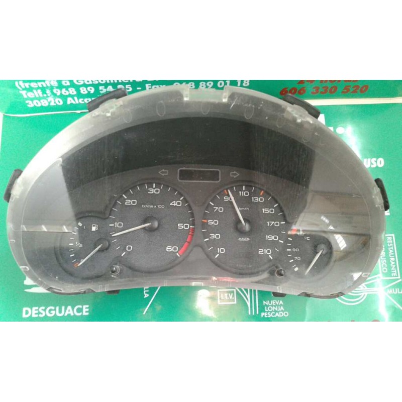 Recambio de cuadro instrumentos para citroen berlingo 1.9 d sx familiar referencia OEM IAM 9648836300 WJE23RC2 JAEGER