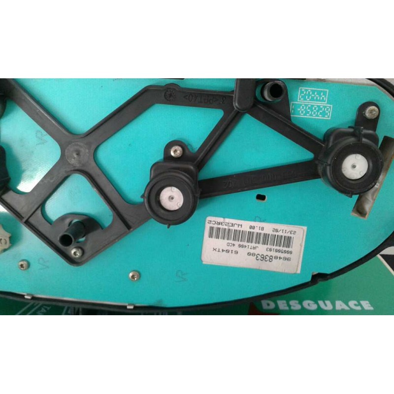 Recambio de cuadro instrumentos para citroen berlingo 1.9 d sx familiar referencia OEM IAM 9648836300 WJE23RC2 JAEGER