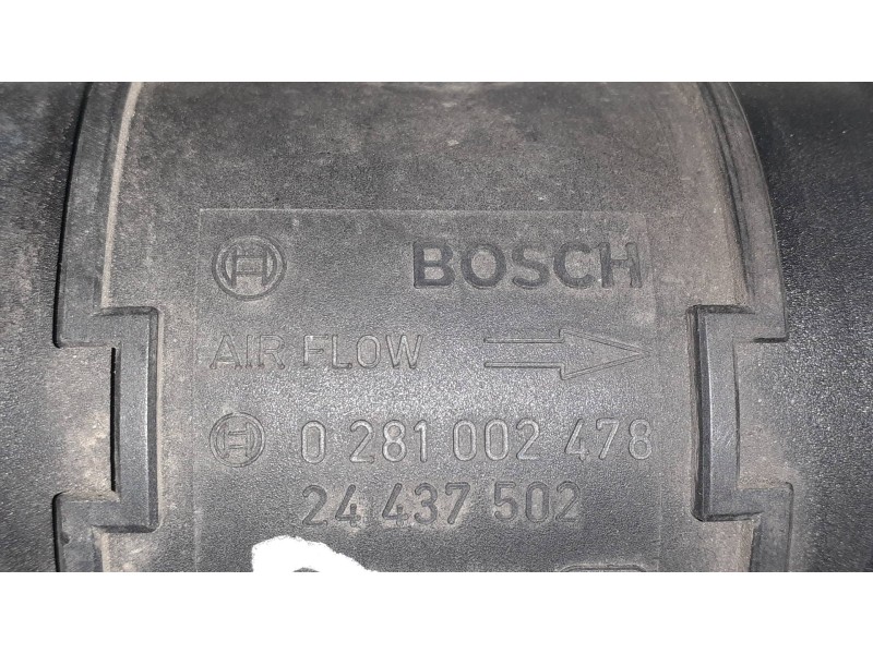 Recambio de caudalimetro para opel zafira a blue line referencia OEM IAM 24437502 0281002478 CONECTOR 5 PINES