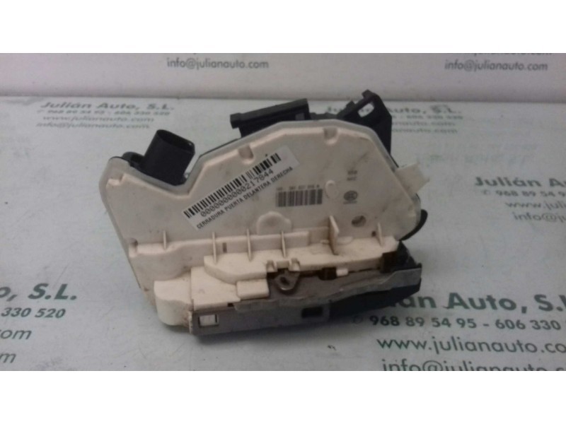 Recambio de cerradura puerta delantera derecha para seat ibiza (6p1) style referencia OEM IAM 5N1837016N 3+3 PINES NEGRO