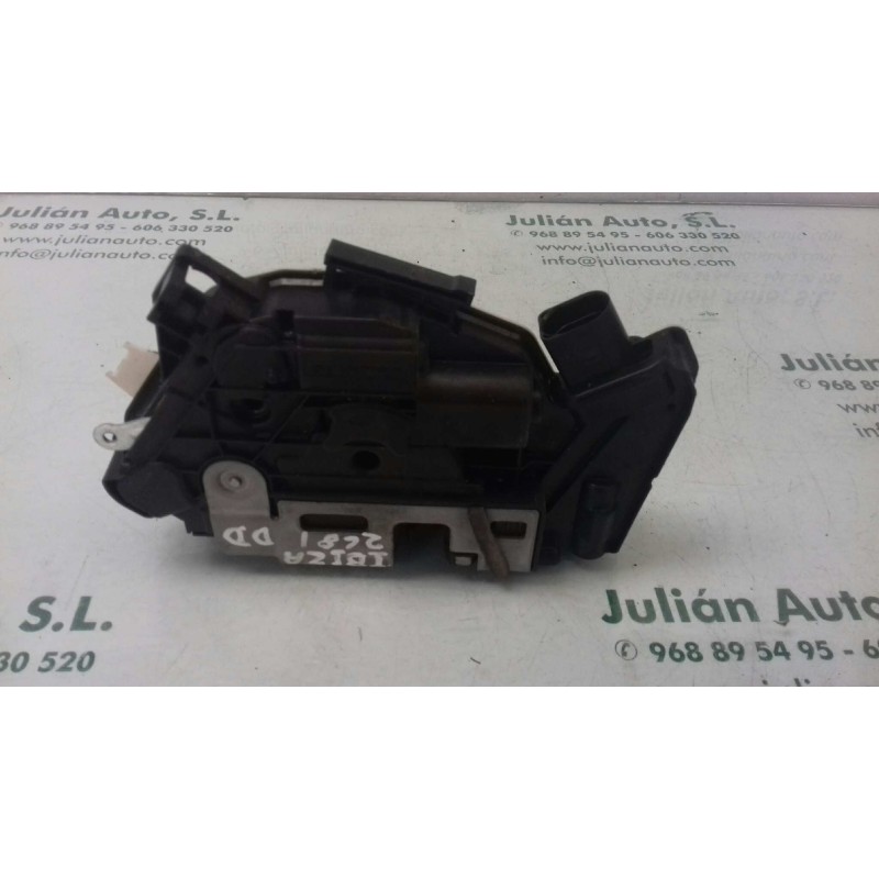 Recambio de cerradura puerta delantera derecha para seat ibiza (6p1) style referencia OEM IAM 5N1837016N 3+3 PINES NEGRO