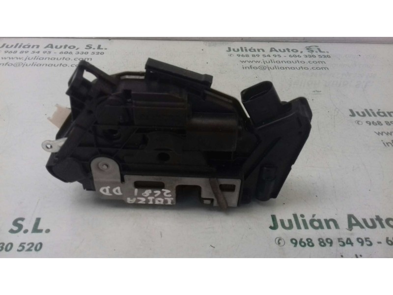 Recambio de cerradura puerta delantera derecha para seat ibiza (6p1) style referencia OEM IAM 5N1837016N 3+3 PINES NEGRO