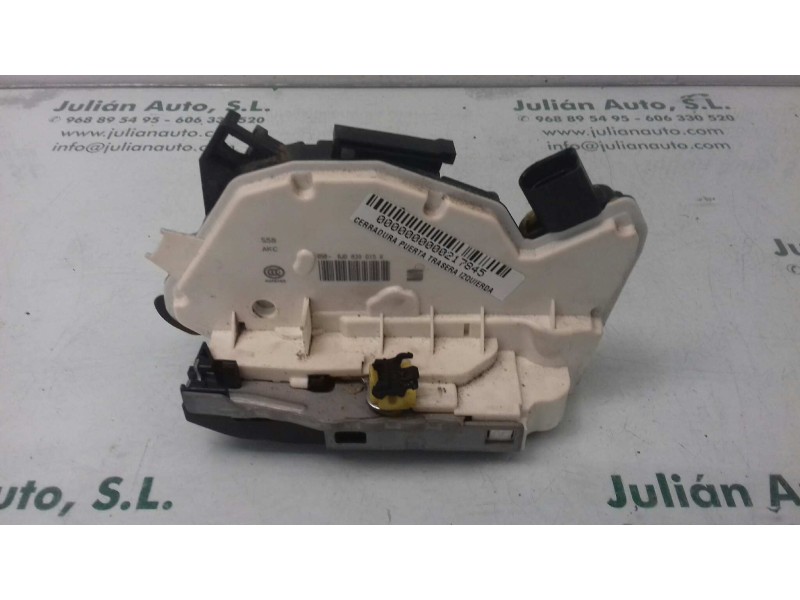 Recambio de cerradura puerta trasera izquierda para seat ibiza (6p1) style referencia OEM IAM 6J0839015K 3+3 PINES NEGRO