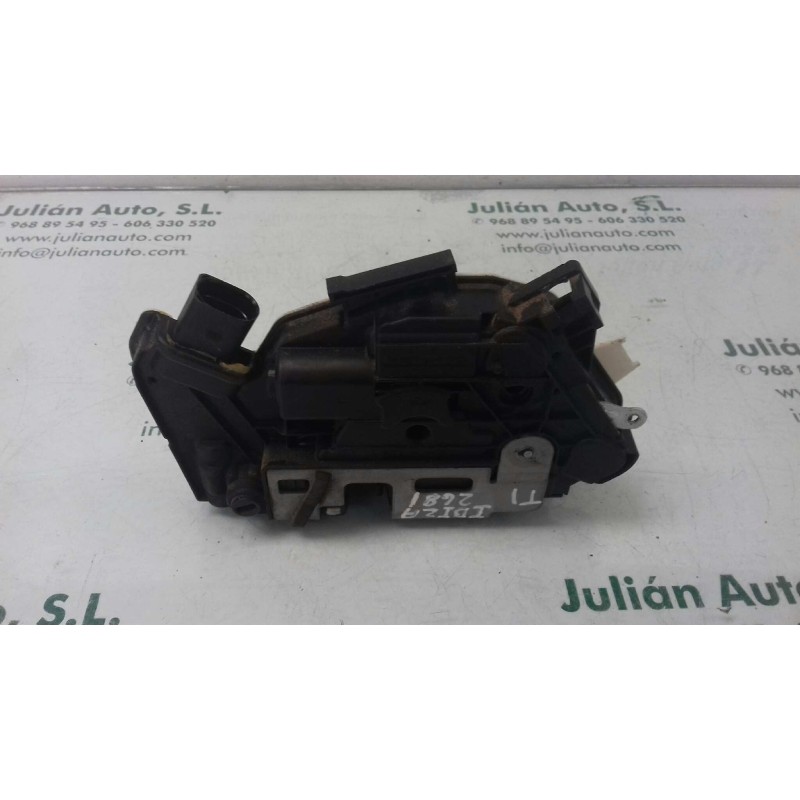 Recambio de cerradura puerta trasera izquierda para seat ibiza (6p1) style referencia OEM IAM 6J0839015K 3+3 PINES NEGRO