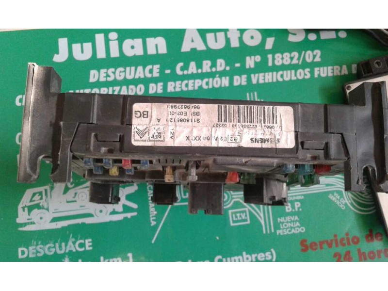 Recambio de centralita motor uce para citroen berlingo 1.9 d sx familiar referencia OEM IAM S118085120A 9648225280 KIT - LUCAS