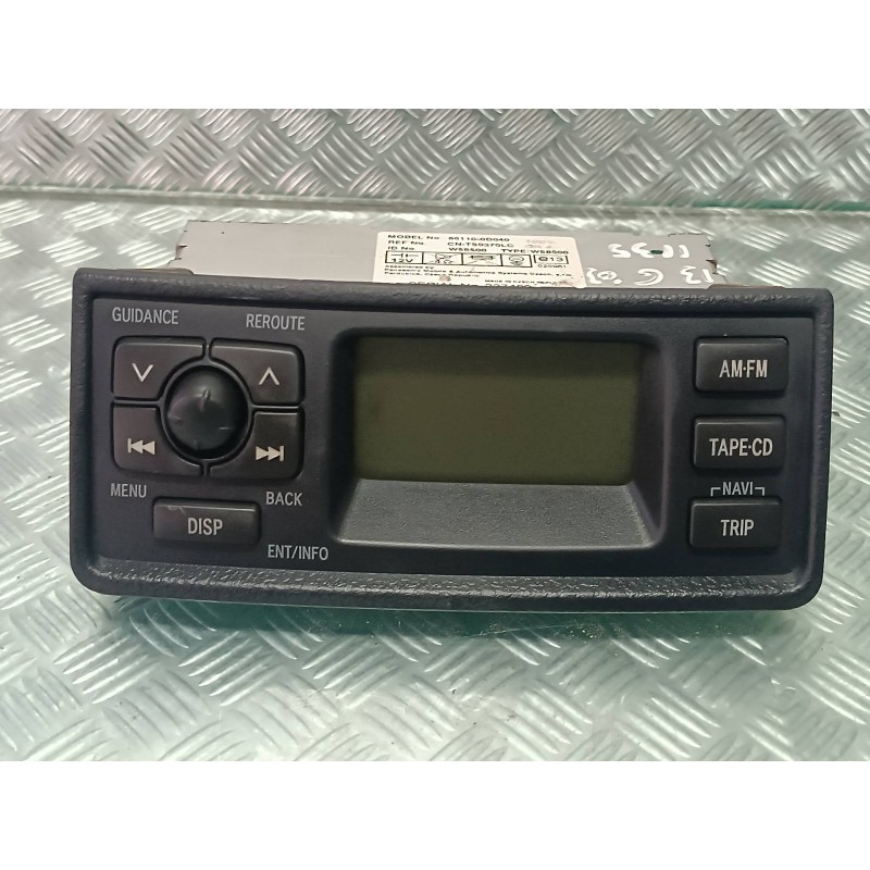 Recambio de pantalla multifuncion para toyota yaris (ncp1/nlp1/scp1) 1.3 expo referencia OEM IAM 861100D040  CNTS0370LC