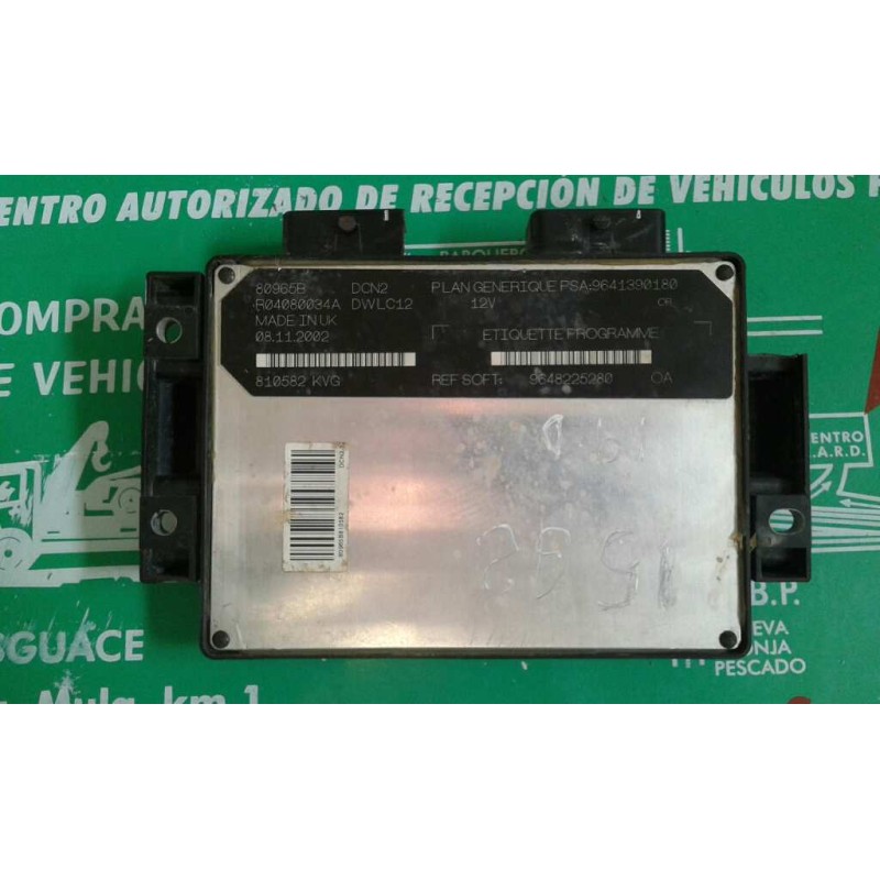 Recambio de centralita motor uce para citroen berlingo 1.9 d sx familiar referencia OEM IAM S118085120A 9648225280 KIT - LUCAS