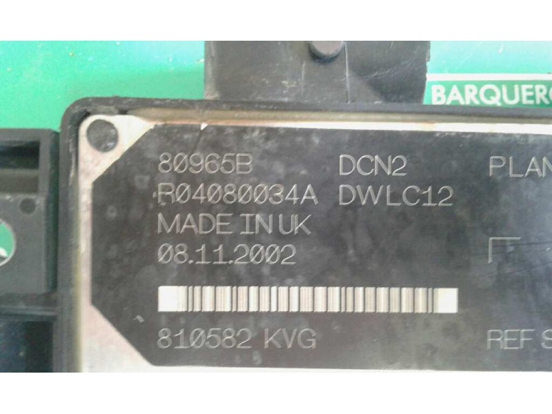 Recambio de centralita motor uce para citroen berlingo 1.9 d sx familiar referencia OEM IAM S118085120A 9648225280 KIT - LUCAS