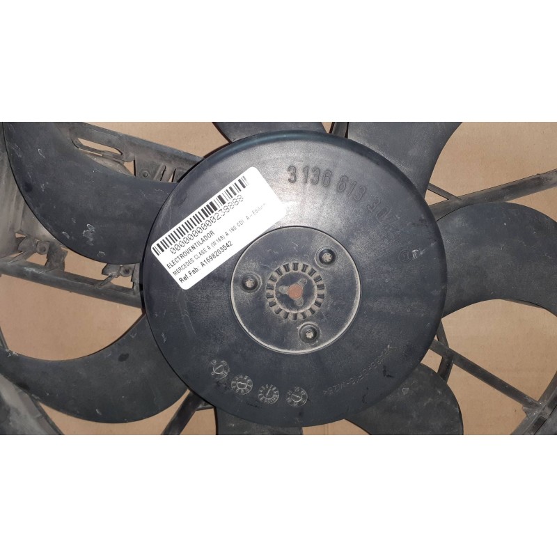 Recambio de electroventilador para mercedes-benz clase a (w169) a 180 cdi a-edition referencia OEM IAM A1698203542  