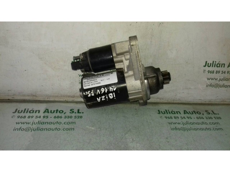 Recambio de motor arranque para seat ibiza (6l1) stella referencia OEM IAM 02T911023G 0001120400 BOSCH