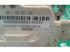 Recambio de cerradura puerta delantera derecha para audi a1 sportback (8xa) ambition referencia OEM IAM 8X1837016 6 PINES BLANCO 2