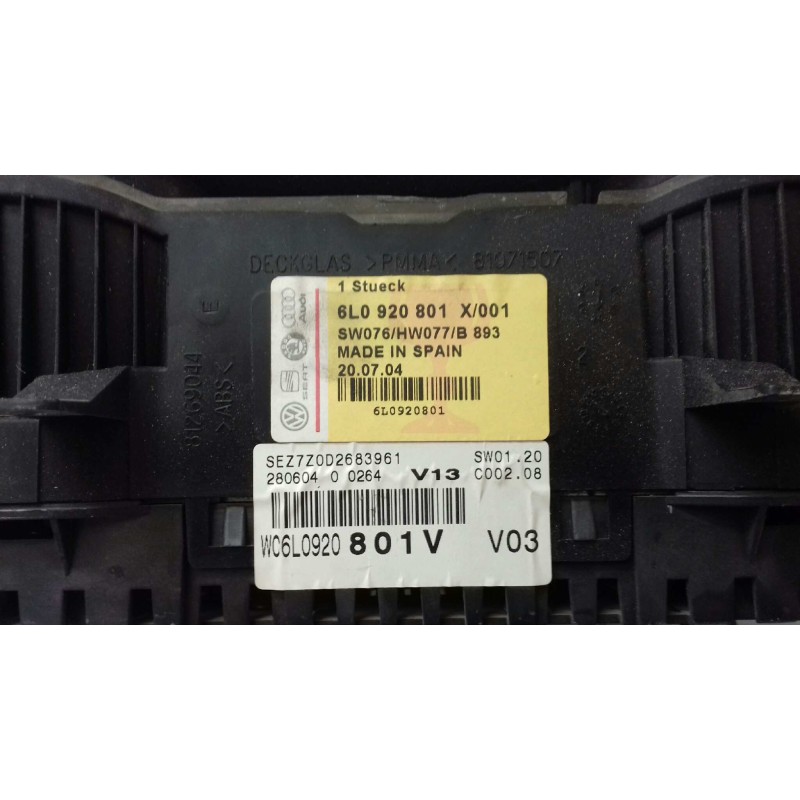 Recambio de centralita motor uce para seat ibiza (6l1) reference referencia OEM IAM 036906034AH 6160067906 KIT - MAGNETI MARELLI