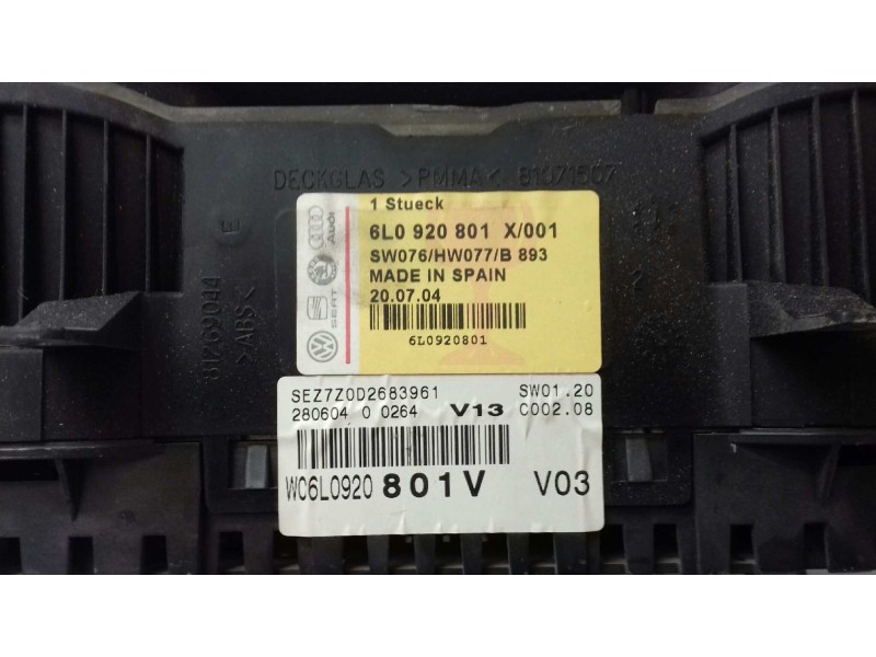 Recambio de centralita motor uce para seat ibiza (6l1) reference referencia OEM IAM 036906034AH 6160067906 KIT - MAGNETI MARELLI