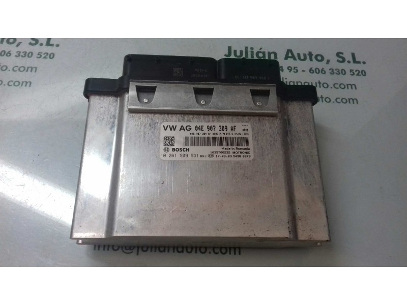 Recambio de centralita motor uce para seat ibiza (6p1) style referencia OEM IAM 04E907309AF 0261S09531 KIT - BOSCH