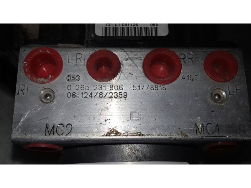 Recambio de abs para fiat stilo (192) 1.4 sting referencia OEM IAM 51778818 0265231806 0265800560