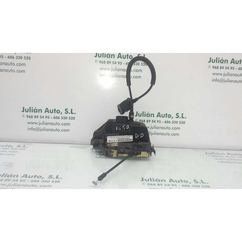 Recambio de cerradura puerta delantera derecha para renault laguna ii (bg0) authentique referencia OEM IAM 000662  4 PINES