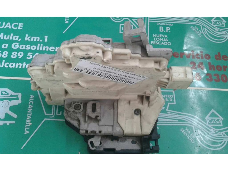 Recambio de cerradura puerta trasera derecha para volkswagen passat berlina (3c2) advance referencia OEM IAM 3C4839016A 4+3 PINE