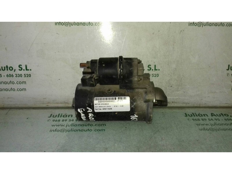 Recambio de motor arranque para seat arosa (6h1) stella referencia OEM IAM 085911023E 63223039 MAGNETI MARELLI