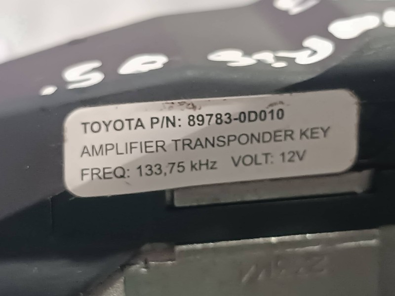 Recambio de conmutador de arranque para toyota yaris (ksp9/scp9/nlp9) básico referencia OEM IAM 897830D010  VALEO