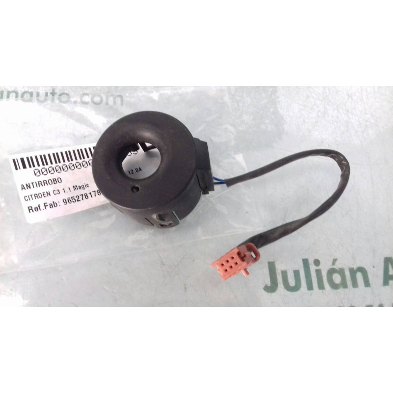 Recambio de antirrobo / llave contacto para citroen c3 1.1 magic referencia OEM IAM 9652781780  DELPHI