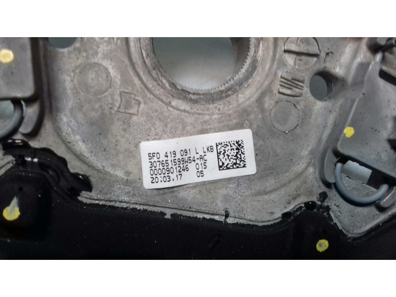 Recambio de volante para seat ibiza (6p1) style referencia OEM IAM 5F0419091L 307651599 