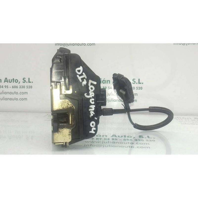 Recambio de cerradura puerta delantera izquierda para renault laguna ii (bg0) authentique referencia OEM IAM 8200000661  4 PINES Recambio de cerradura puerta delantera izquierda para renault laguna ii (bg0) authentique referencia OEM IAM 8200000661  4 PINES