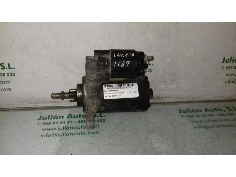 Recambio de motor arranque para seat inca (6k9) 1.6 cl familiar referencia OEM IAM 055911023K 0001112003 BOSCH
