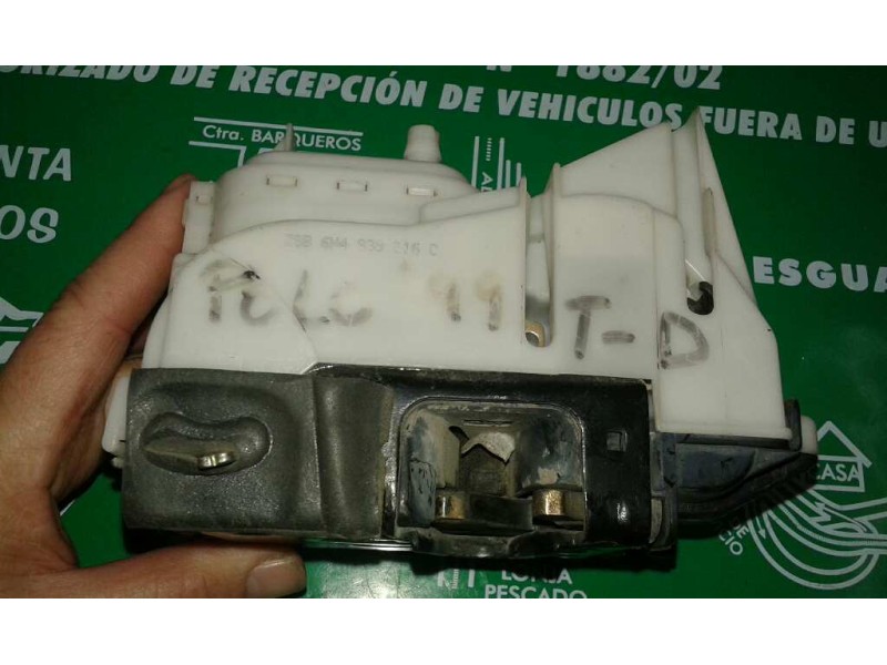 Recambio de cerradura puerta trasera derecha para volkswagen polo berlina (6n2) referencia OEM IAM 1HM862154A 6N4839016C 