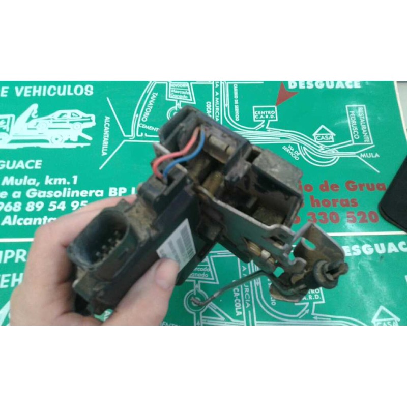 Recambio de cerradura puerta trasera derecha para audi a4 berlina (8e) referencia OEM IAM 8E0839016C 4+3 PINES NEGRO