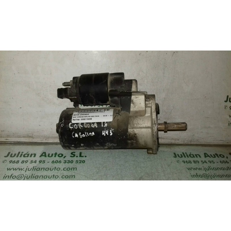 Recambio de motor arranque para seat cordoba berlina (6k2) stella referencia OEM IAM 036911023S 0001107025 