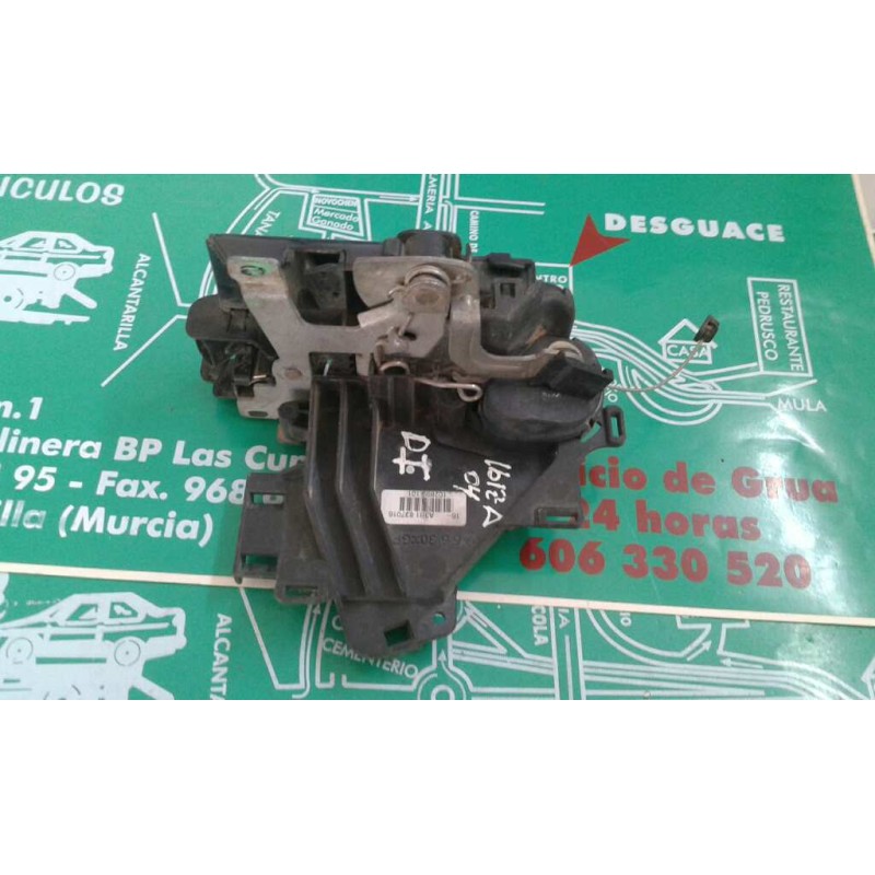 Recambio de cerradura puerta delantera izquierda para seat ibiza (6l1) referencia OEM IAM 3B1837016 2 PINES A3B1837016