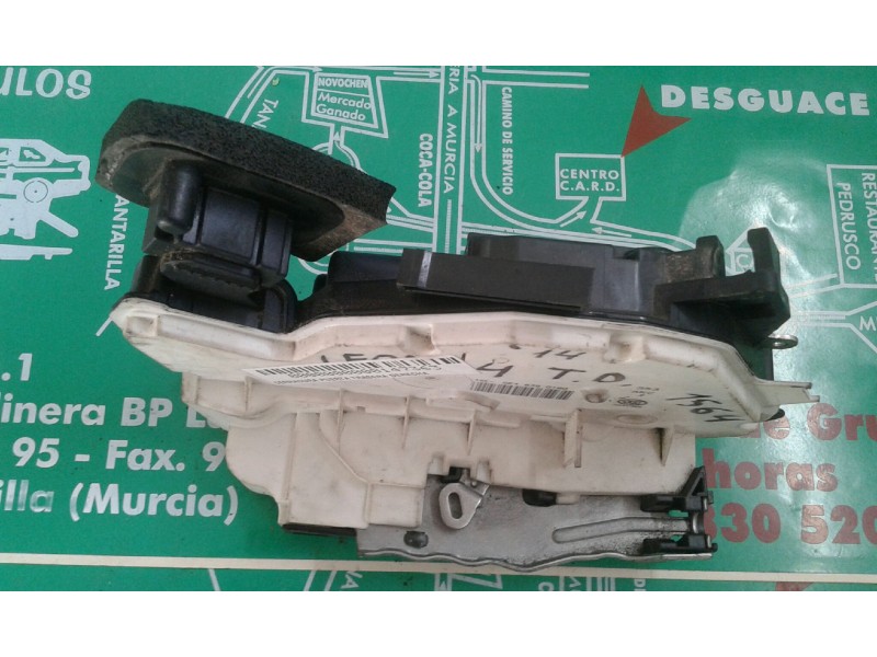 Recambio de cerradura puerta trasera derecha para seat leon (5f1) reference referencia OEM IAM 5K4839016Q 7 PINES NEGRO