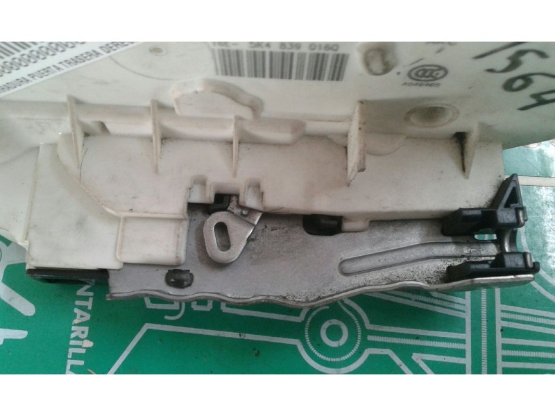 Recambio de cerradura puerta trasera derecha para seat leon (5f1) reference referencia OEM IAM 5K4839016Q 7 PINES NEGRO