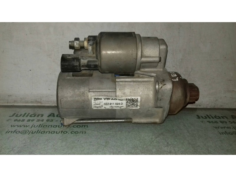 Recambio de motor arranque para seat leon st (5f8) reference referencia OEM IAM 02Z911024D VL4 VALEO