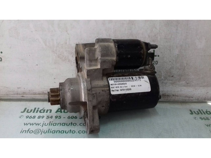 Recambio de motor arranque para seat ibiza (6l1) cool referencia OEM IAM 02T911023G 0001120400 BOSCH