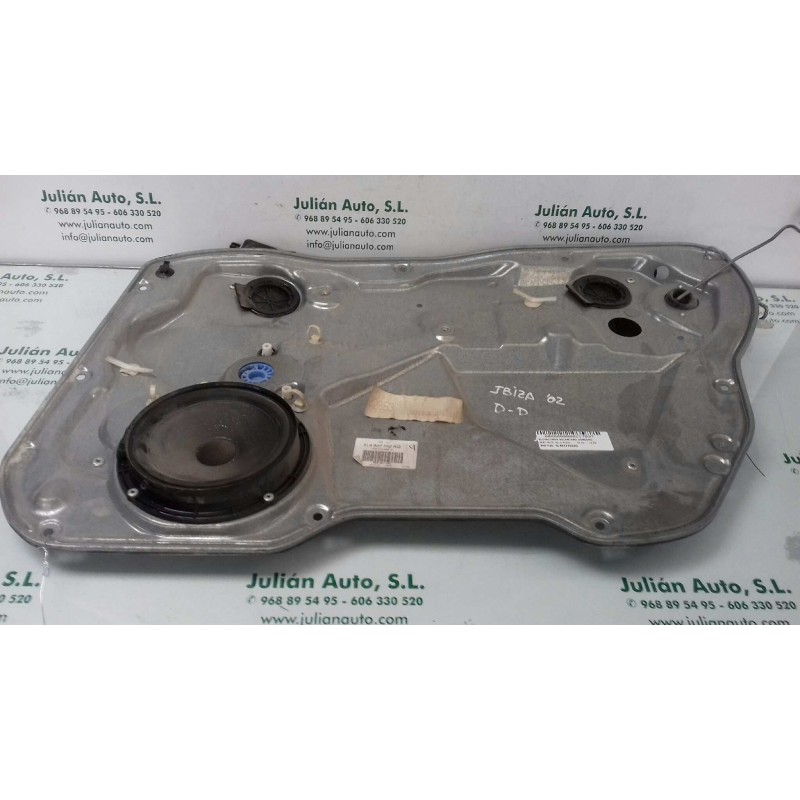 Recambio de elevalunas delantero derecho para seat ibiza (6l1) stella referencia OEM IAM 6L4837752AQ 6L4837756H ELECTRICO