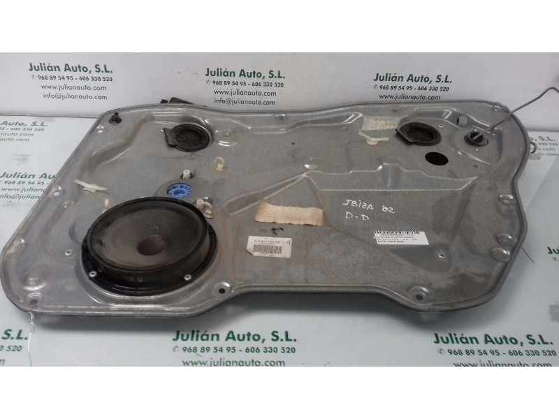Recambio de elevalunas delantero derecho para seat ibiza (6l1) stella referencia OEM IAM 6L4837752AQ 6L4837756H ELECTRICO