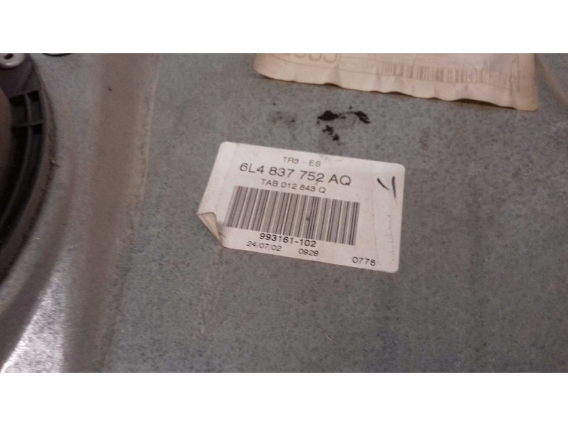 Recambio de elevalunas delantero derecho para seat ibiza (6l1) stella referencia OEM IAM 6L4837752AQ 6L4837756H ELECTRICO