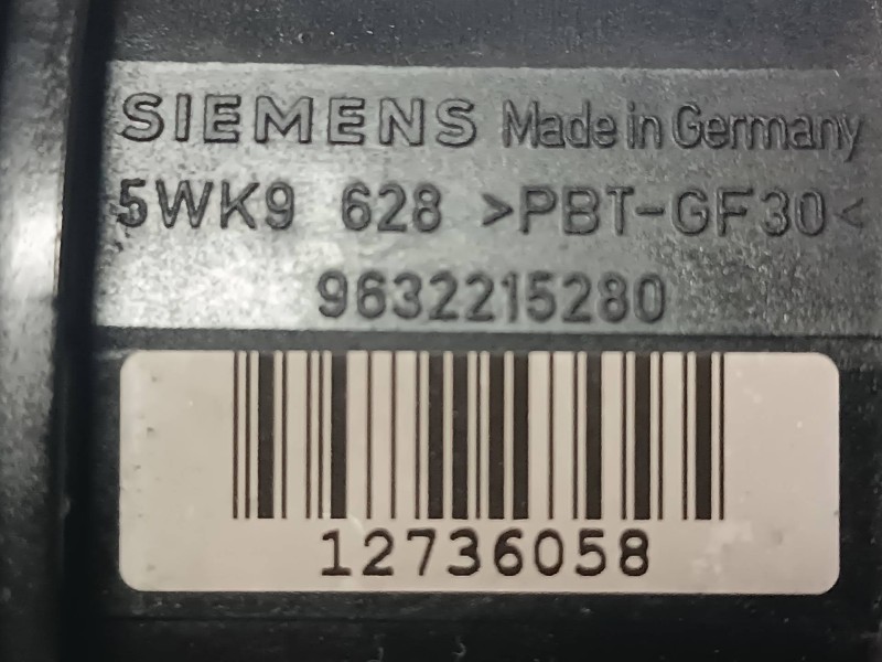 Recambio de caudalimetro para citroen c5 berlina 2.0 hdi magic referencia OEM IAM 9632215280 5WK9628 SIEMENS