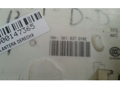 Recambio de cerradura puerta delantera derecha para seat leon (5f1) reference referencia OEM IAM 5K1837016E 7 PINES NEGRO 2