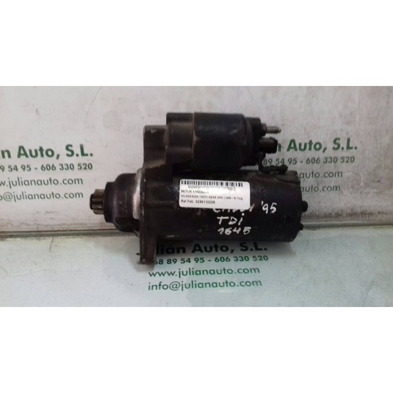 Recambio de motor arranque para volkswagen caddy ka/kb (9k9) furg. referencia OEM IAM 02A911023R 0001125012 BOSCH