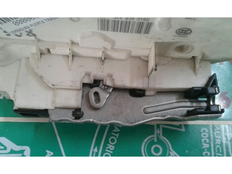 Recambio de cerradura puerta trasera derecha para seat leon (5f1) reference referencia OEM IAM 5K4839016Q 7 PINES NEGRO