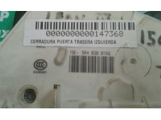 Recambio de cerradura puerta trasera izquierda para seat leon (5f1) reference referencia OEM IAM 5K4839015Q 7 PINES NEGRO 2