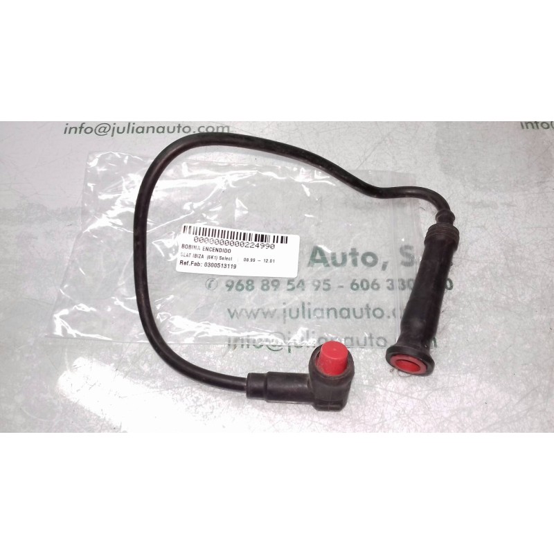 Recambio de bobina encendido para seat ibiza (6k1) select referencia OEM IAM 0300513119 BERU CABLE ENCENDIDO