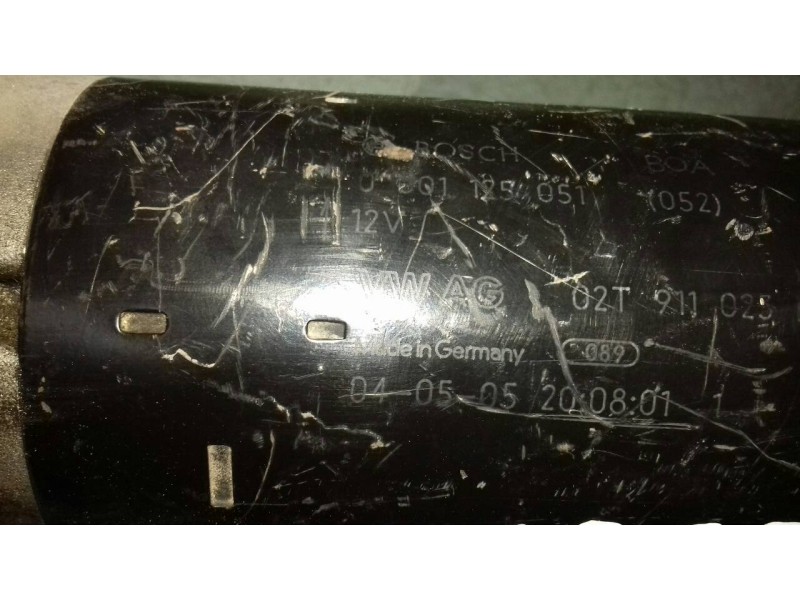 Recambio de motor arranque para seat ibiza (6l1) cool referencia OEM IAM 02T911023H 0001125051 BOSCH